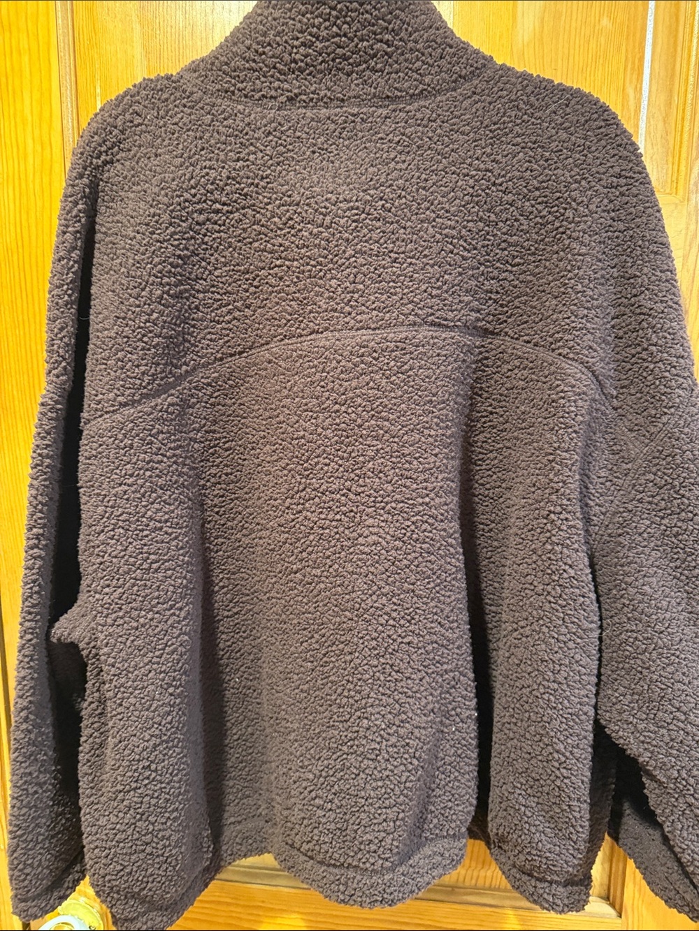 NWT Old Navy plum wine slouchy sherpe zip jacket size XXlarge. - Picture 6 of 8